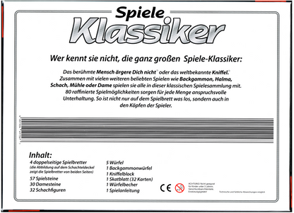 Schmidt Spiele Klassiker 49156 Spielesammlung mit 80 Spielideen für 2 - 6 Spieler