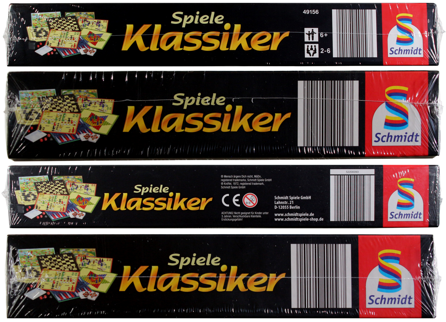 Schmidt Spiele Klassiker 49156 Spielesammlung mit 80 Spielideen für 2 - 6 Spieler