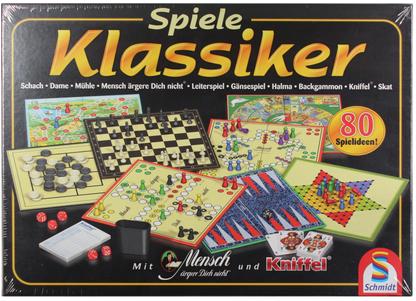 Schmidt Spiele Klassiker 49156 Spielesammlung mit 80 Spielideen für 2 - 6 Spieler