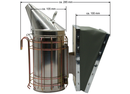 Edelstahl Smoker mit 500g Rauchmittel Rauchbläser