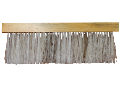 Imkerbesen Holzgriff helle Naturfasern zweireihig Länge ca. 40 cm