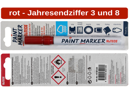 Markierungsstift für Bienenkönigin in Jahresfarbe Zeichenstift Marker Stift