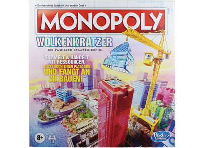 Monopoly Wolkenkratzer - Ein Familien-Strategiespiel ab 8 Jahre 2 - 4 Spieler