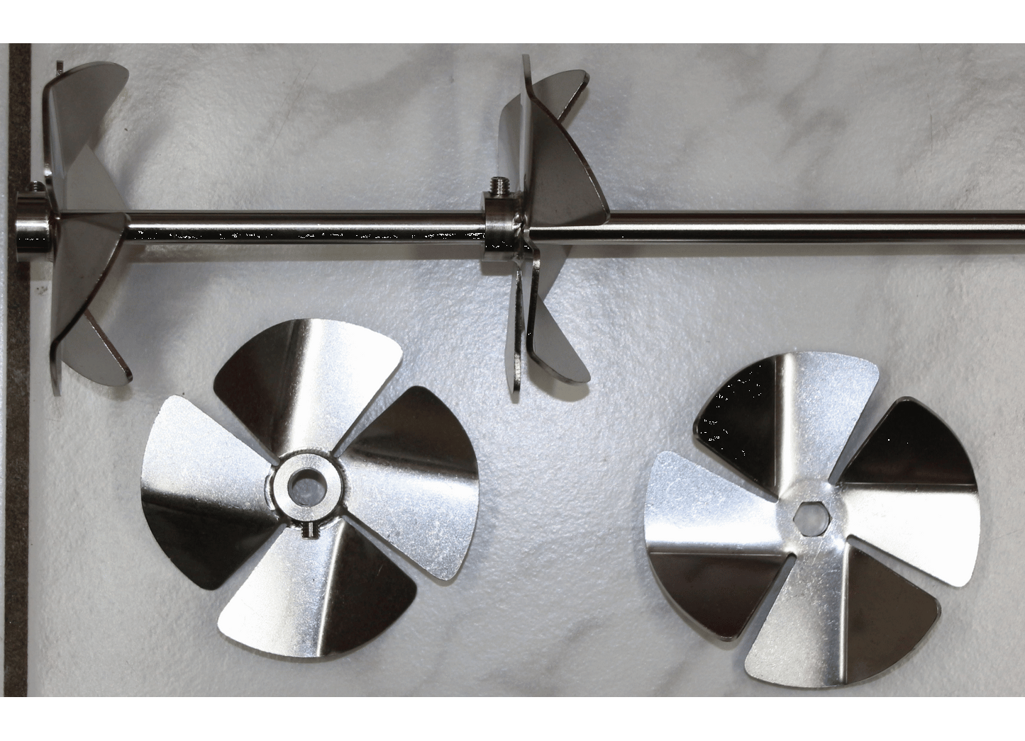 Honigrührer Rührpropeller 2 Ebene verstellbar Honig cremig rühren 60 cm Imkerei