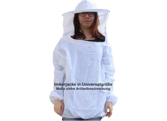 Imkerjacke mit abnehmbaren Schleier in Universalgröße