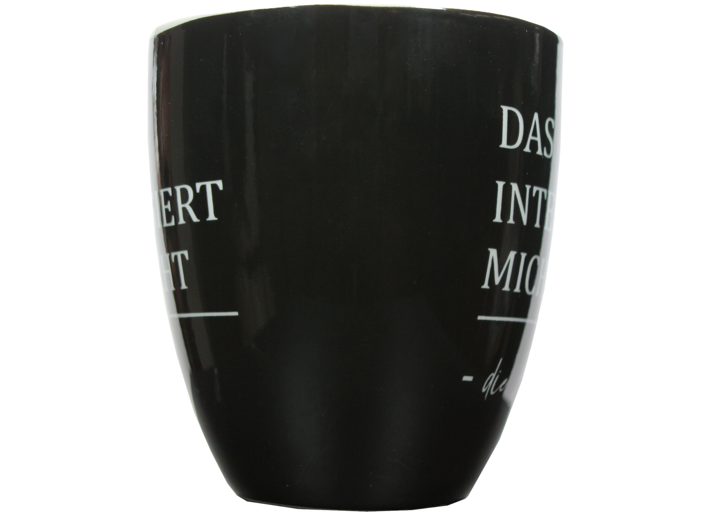 Jumbo Tasse XXL 880 ml groß mit Schriftzug "Das interessiert nicht die Bohne"