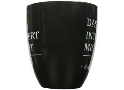 Jumbo Tasse XXL 880 ml groß mit Schriftzug "Das interessiert nicht die Bohne"