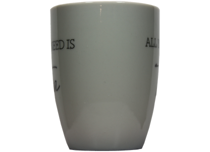 Jumbo Tasse XXL 300 ml mit Schriftzug "ALL YOU NEED IS Tea"