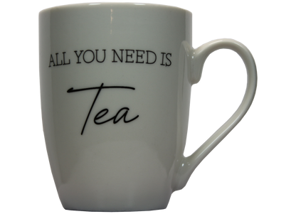 Jumbo Tasse XXL 300 ml mit Schriftzug "ALL YOU NEED IS Tea"