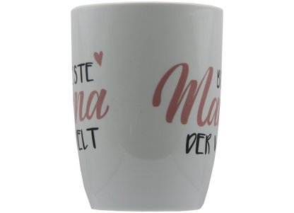 Jumbo Tasse XXL 380 ml mit Schriftzug "Beste Mama der Welt" oder "Bester Papa der Welt"