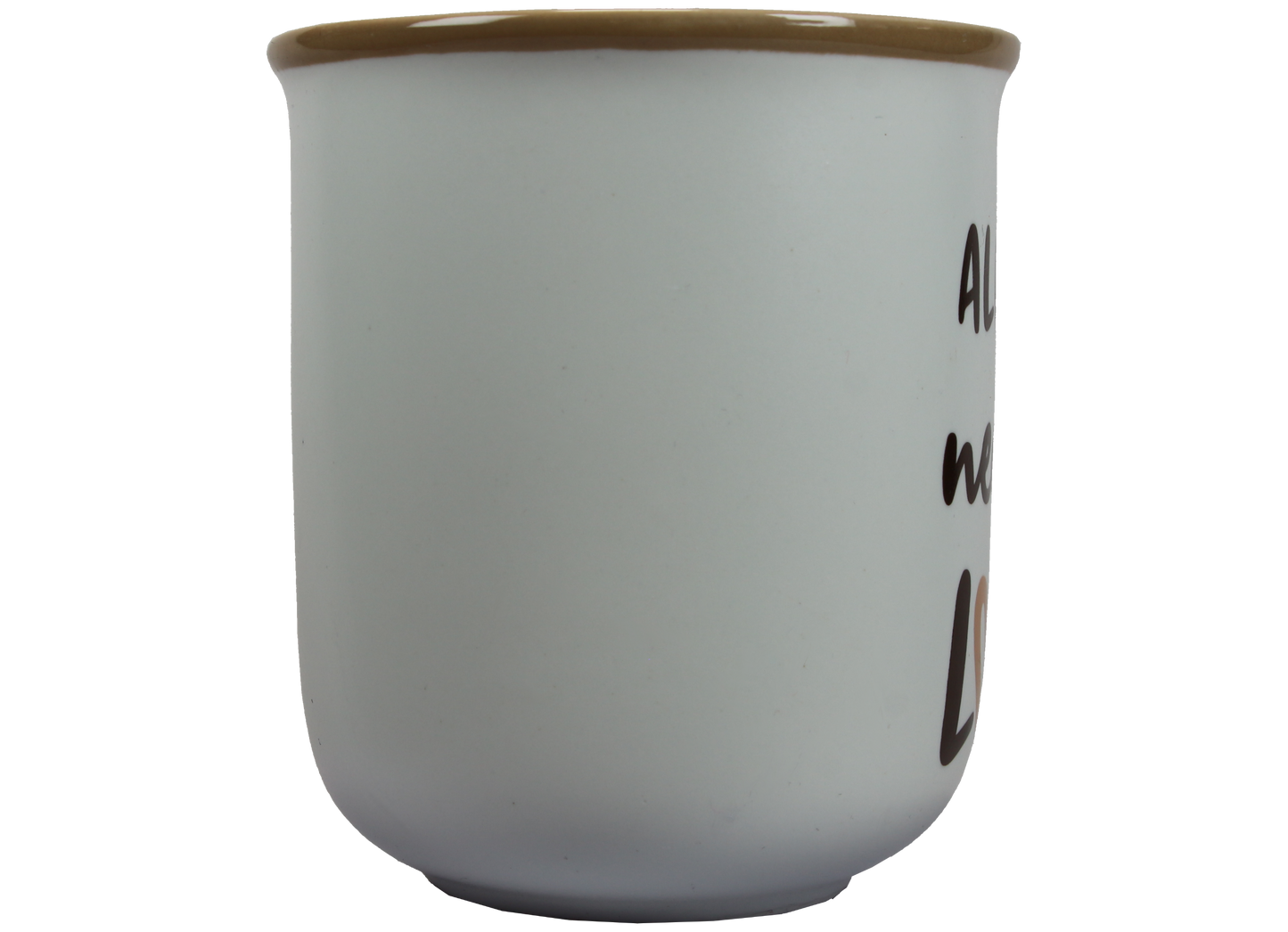 Jumbo Tasse XXL 350 ml mit Schriftzug "All you need is LOVE"