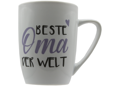 Jumbo Tasse XXL 350 ml mit Schriftzug "Beste Oma der Welt" oder "Bester Opa der Welt"