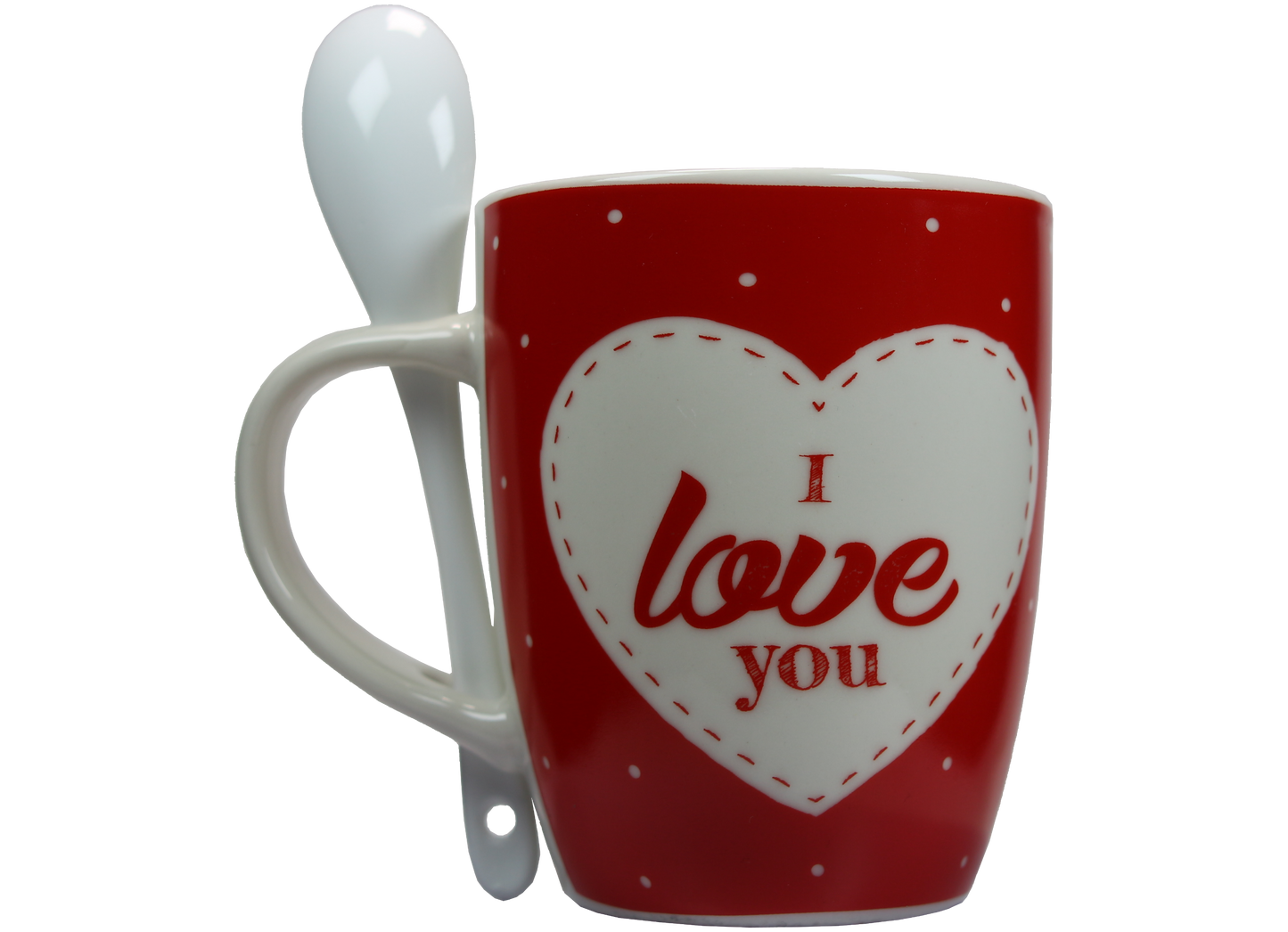 Jumbo Tasse XXL 300 ml mit Schriftzug "I love You" in Geschenkbox