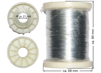 Wabendraht Ø 0,4 mm  250 g / 500 g zum Verdrahten von Wabenrähmchen