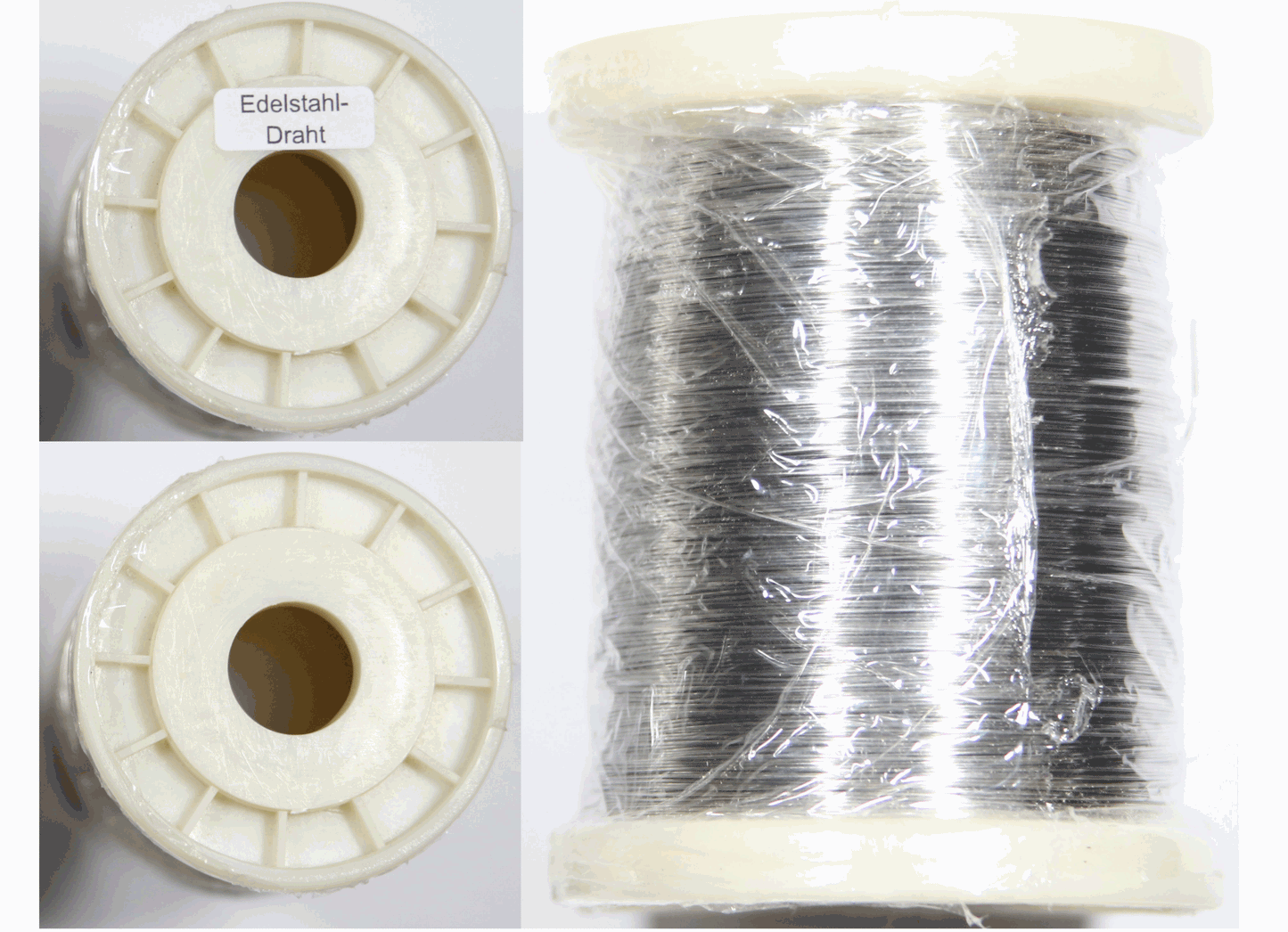 Edelstahl-Wabendraht Ø 0,4 mm  250 g / 500 g zum Verdrahten von Wabenrähmchen