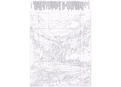 Wasserfall im Gebirgstal Malen nach Zahlen 21 Acrylfarben 30 x 40 cm JK167