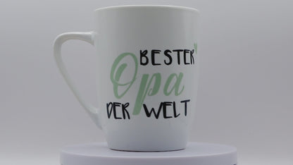 Jumbo Tasse XXL 350 ml mit Schriftzug "Beste Oma der Welt" oder "Bester Opa der Welt"