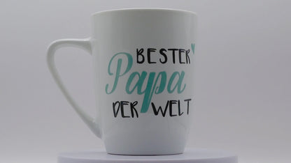 Jumbo Tasse XXL 380 ml mit Schriftzug "Beste Mama der Welt" oder "Bester Papa der Welt"