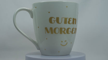 Jumbo Tasse XXL 550 ml mit Schriftzug "Guten Morgen"