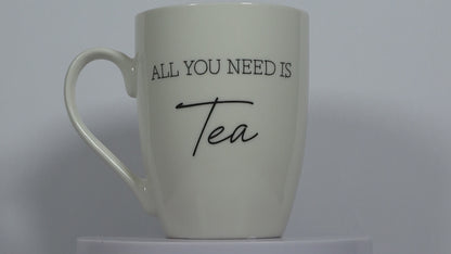 Jumbo Tasse XXL 300 ml mit Schriftzug "ALL YOU NEED IS Tea"